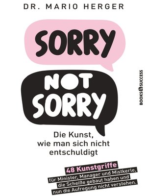 cover image of Sorry not sorry